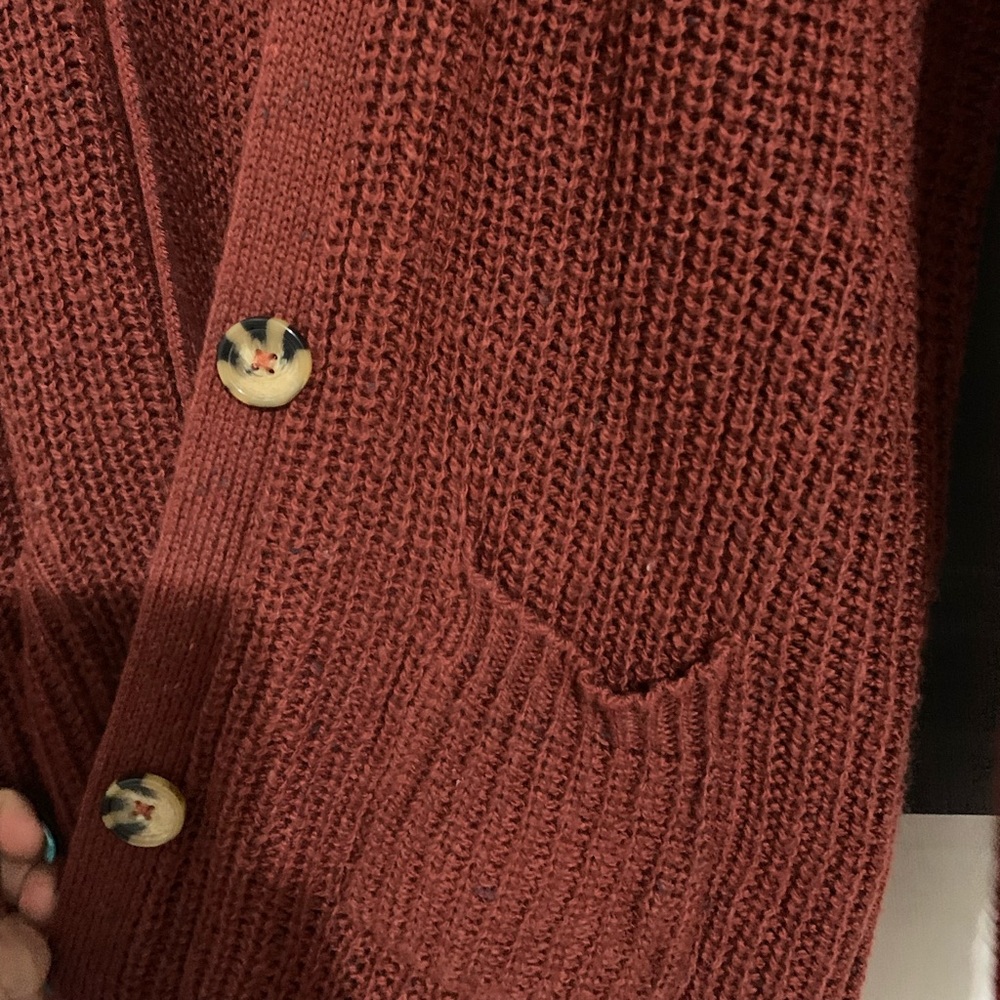 Rust Cardigan - Picture 3 of 3